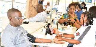 LAWMA Organises Medical check for Sweepers