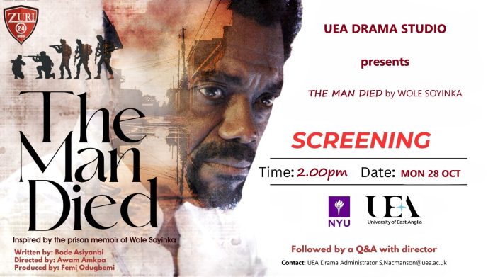 the man died poster