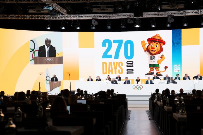 Milan | Italy145th IOC Session4th Summer Youth Olympic Games Dakar 2026Report by the Organising CommitteeMain Media Centre Auditorium - Allianz MiCo Convention CentreIOC/Quinton Meyer