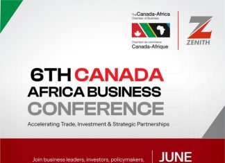 Zenith Bank Headline Sponsorship powers Final Countdown to the 6th Canada-Africa Business Conference in Lagos