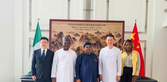 Tegbe Holds Strategic Talks with Chinese Ambassador on Expanding Nigeria-China Cooperation in Power, Infrastructure and Industrial Development.