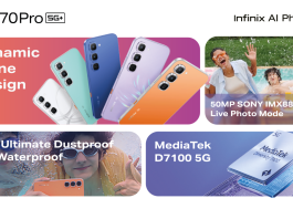 Infinix Officially Launches the HOT 70 Pro in Nigeria with Active Matrix Cube, IP68 Water Resistance and 5G