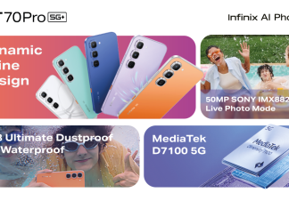 Infinix Officially Launches the HOT 70 Pro in Nigeria with Active Matrix Cube, IP68 Water Resistance and 5G