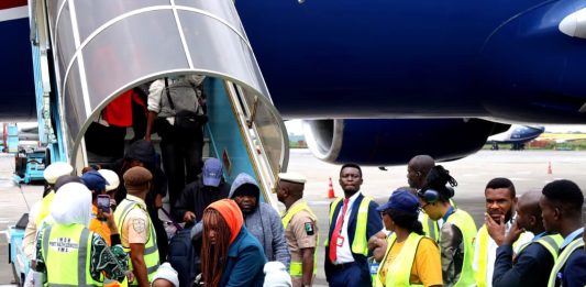 Air Peace evacuates another 308 Nigerians from South Africa, concludes operations