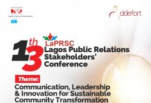 Distinguished Speakers to Headline 13th Lagos Public Relations Stakeholders’ Conference on Communication, Leadership and Innovation