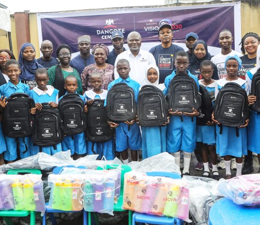 School Support Initiative: Dangote Cement boosts learning in Lagos Host Community