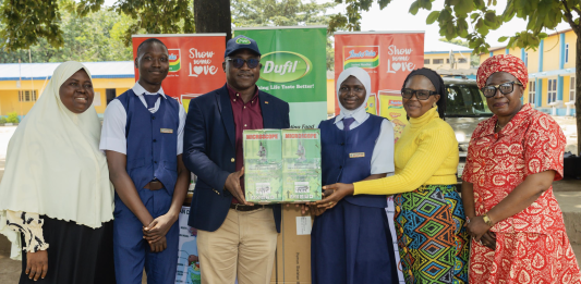 Dufil Prima Foods donates Laboratory Equipment to Secondary School, strengthening Science Education.
