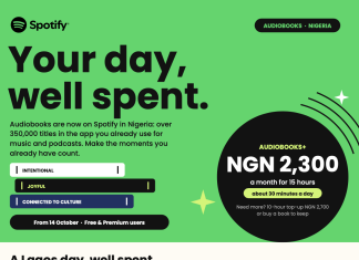 Spotify brings audiobooks to Nigeria